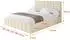 ALTDECOR AMEA Polsterbett mit Bettkasten und Lattenrost, 160x200cm, beige (800001813801)