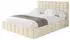 ALTDECOR AMEA Polsterbett mit Bettkasten und Lattenrost, 160x200cm, beige (800001813801)