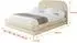 ALTDECOR LERIS Polsterbett mit Bettkasten & Lattenrost, 140x200, beige (800001740845)