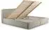 Selsey Cordo Polsterbett mit Bettkasten, Cord-Bezug hellbeige, 140x200cm