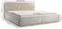 Selsey Cordo Polsterbett mit Bettkasten, Cord-Bezug hellbeige, 140x200cm