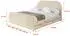 ALTDECOR LERIS-Z Polsterbett mit Bettkasten und Lattenrost, beige, 140x200cm (800001641396)