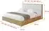 ALTDECOR ENZO6 Polsterbett mit Bettkasten & Lattenrost, 160x200cm, weiß (800001640266)