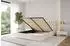 ALTDECOR Reno Polsterbett mit Bettkasten und Lattenrost, 200x200cm, beige (800001741183)