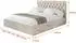 ALTDECOR Reno Polsterbett mit Bettkasten und Lattenrost, 200x200cm, beige (800001741183)