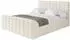 ALTDECOR AMEA-Z Polsterbett mit Bettkasten und Lattenrost, beige, 120x200cm (800001809879)