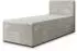 Masseno PISA 90 Boxspringbett 90x200cm hellgrau mit Bonell-Matratze und Topper (800001404057)