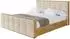 ALTDECOR Enzo7-Z Polsterbett mit Bettkasten und Lattenrost, 120x200cm, Creme (800001638395)