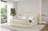 ALTDECOR ENORA-Z Polsterbett mit Bettkasten & Lattenrost, 120x200cm, beige (H3/H4)