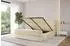 ALTDECOR ENORA-Z Polsterbett mit Bettkasten & Lattenrost, 120x200cm, beige (H3/H4)