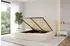 ALTDECOR ENORA Polsterbett mit Bettkasten und Lattenrost, 140x200cm, beige (800001810133)