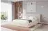 ALTDECOR TEVO Polsterbett mit Bettkasten und Lattenrost, 120x200cm, beige (800002003881)