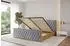 ALTDECOR ENZO5-Z Polsterbett mit Bettkasten und Lattenrost, grau (800001639055)