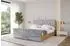 ALTDECOR Enzo6-Z Polsterbett mit Bettkasten & Lattenrost, hellgrau, 140x200cm (800001811751)
