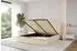 ALTDECOR EMMI Polsterbett mit Bettkasten und Lattenrost, 120x200cm, beige (800001740415)
