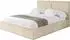 ALTDECOR EMMI Polsterbett mit Bettkasten und Lattenrost, 120x200cm, beige (800001740415)