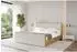 ALTDECOR Enzo10 Polsterbett mit Bettkasten und Lattenrost, creme, 120x200cm (800001947864)