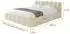 ALTDECOR SENA-v1 Polsterbett mit Bettkasten und Lattenrost, 200x200cm, beige (SENA-v1)