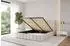 ALTDECOR AMEA Polsterbett mit Bettkasten und Lattenrost, 200x200cm, beige (800001813763)