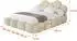 ALTDECOR LANA Polsterbett mit Bettkasten und Lattenrost, 140x200, beige (800001812888)