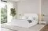 ALTDECOR LERIS-Z Polsterbett mit Bettkasten und Lattenrost, 120x200cm, weiß (800001809016)
