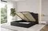 ALTDECOR Falio Polsterbett mit Bettkasten & Lattenrost, 140x200cm, schwarz (800001641263)