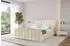 ALTDECOR FINO-Z Polsterbett mit Bettkasten & Lattenrost, beige, 200x200cm