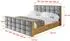 ALTDECOR ENZO2-Z Polsterbett mit Bettkasten und Lattenrost, 200x200cm, grau (800001642626)