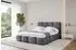 ALTDECOR KALA Polsterbett mit Bettkasten und Lattenrost, 200x200cm, dunkelgrau (800001809289)