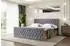 ALTDECOR LOLLI5-Z Boxbett mit Bettkasten, 160x200cm, dunkelgrau (800001800661)