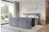 ALTDECOR Evon-Z King Boxspringbett 160x200cm, grau, H3/H4 Matratze (800002005418)