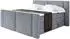 ALTDECOR Evon-Z King Boxspringbett 160x200cm, grau, H3/H4 Matratze (800002005418)