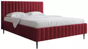 Mirjan24 Lewezo Leg Polsterbett mit Bettkasten, 160x200cm