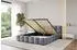 ALTDECOR LEYA-v1 Polsterbett mit Bettkasten und Lattenrost, 180x200cm, grau (800001810745)