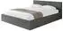 ALTDECOR EMMI-V1 Polsterbett mit Bettkasten, Lattenrost & Matratze H3/H4, 140x200cm, dunkelgrau (800001642053)