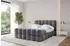 ALTDECOR LEYA-Z Polsterbett mit Bettkasten und Lattenrost, 180x200cm, dunkelgrau (800001810112)