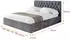 ALTDECOR RENO Polsterbett mit Bettkasten und Lattenrost, 160x200cm, dunkelgrau (800001740275)
