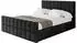ALTDECOR AMEA-Z Polsterbett mit Bettkasten & Lattenrost, schwarz, 120x200cm (800001809849)