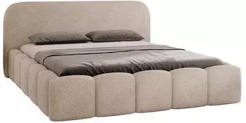 Mirjan24 Refola Polsterbett mit Bettkasten, Boucle, 160x200cm (800001997768)