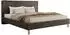 MKS Lumaro Classic Polsterbett 180x200cm, Samt, braun (Lumaro Classic)