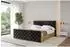ALTDECOR ENZO3-Z Polsterbett mit Bettkasten und Lattenrost, 140x200cm, schwarz (800001637969)