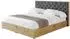 ALTDECOR ENZO3 Polsterbett mit Bettkasten und Lattenrost 180x200cm dunkelgrau (800001741035)