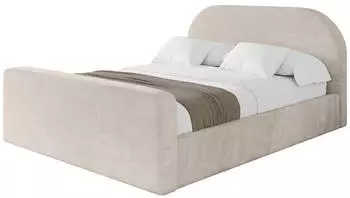 ALTDECOR TIVON-Z Polsterbett mit Bettkasten und Lattenrost, beige, 160x200cm (800001637354)