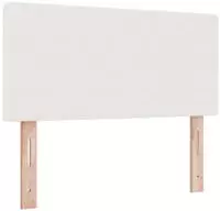 vidaXL Kopfteil Creme 90 cm Cordstoff