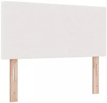 vidaXL Kopfteil Cordstoff Creme 90cm
