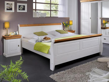 Möbel-Eins Romeo Doppelbett Massivholzbett ohne Bettkasten