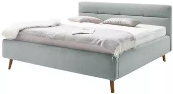 Meise Möbel Lotte mit Bettkasten 160x200cm eisblau