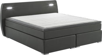Atlantic Home Collection Rex mit LEDs 180x200cm dark grey H2