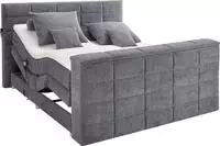 ED EXCITING DESIGN Boxspringbett "Denver" inkl. Motor, Topper und motorisierter
