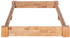 vidaXL Bettgestell Massivholz Eiche 90 x 200 cm (247256)